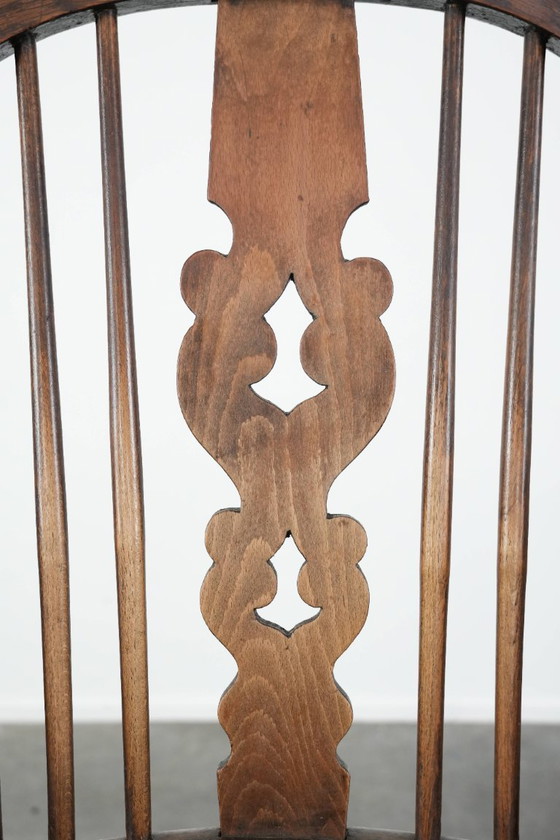 Image 1 of Antiker englischer Windsor-Stuhl mit hoher Rückenlehne aus dem 18. Jahrhundert