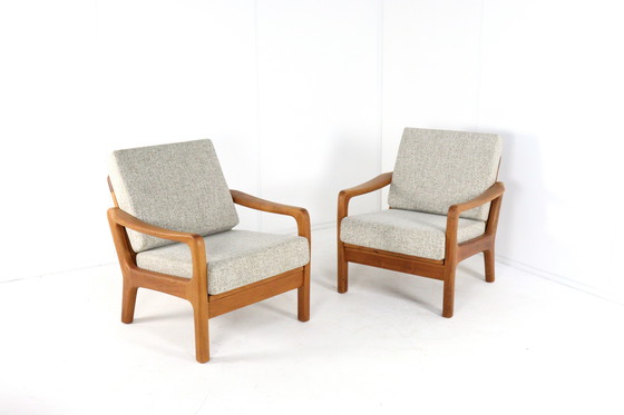 Image 1 of Ensemble de 2 Fauteuils Juul Kristensen Vintage New Upholstery