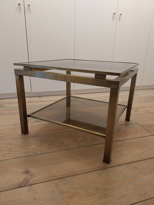 1 Mid - Century side table by Maison Jansen.