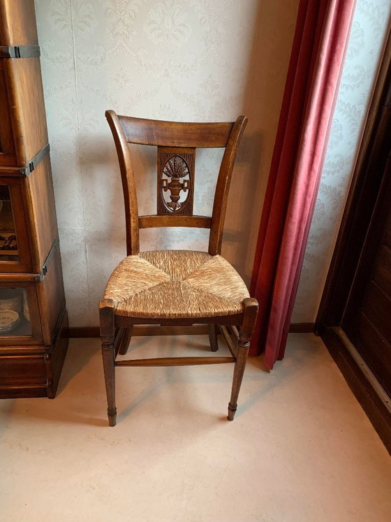 Image 1 of Antieke Hollandse stoeltjes 