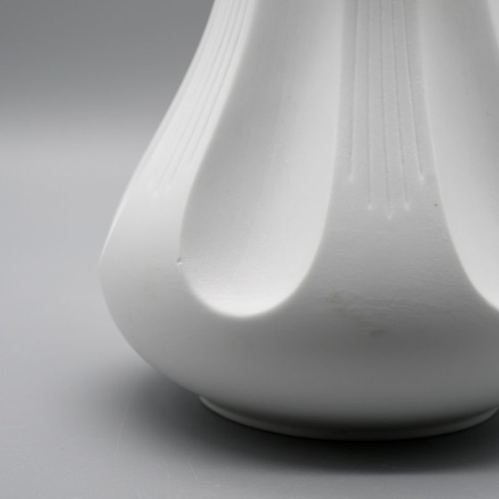 Image 1 of ARCHAIS Vasen-Duo Heinrich Fuchs Hutschenreuther 60er–70er Jahre Op-Art Biskuitporzellan