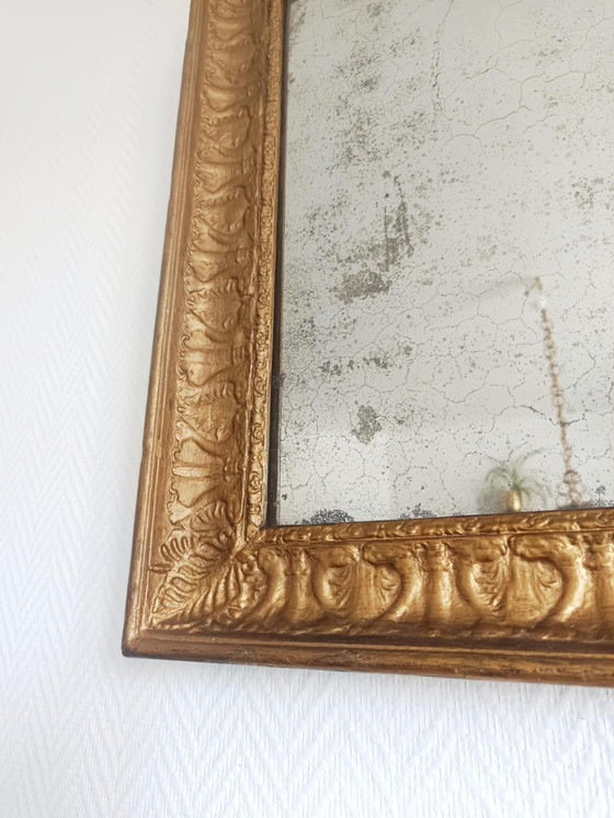 Image 1 of Louis Philippe style gilded wood mirror