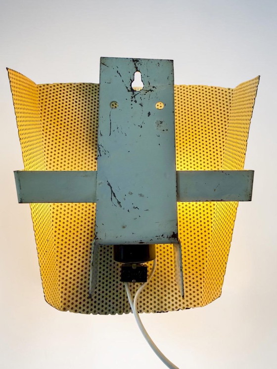 Rare set of 3 Perfolux Wall lights – Hiemstra & Evenblij, 1954 – Metal (photo 20 of 22)