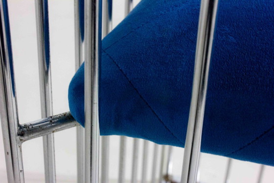 Image 1 of Chrom-Art-Deco-Käfigstühle