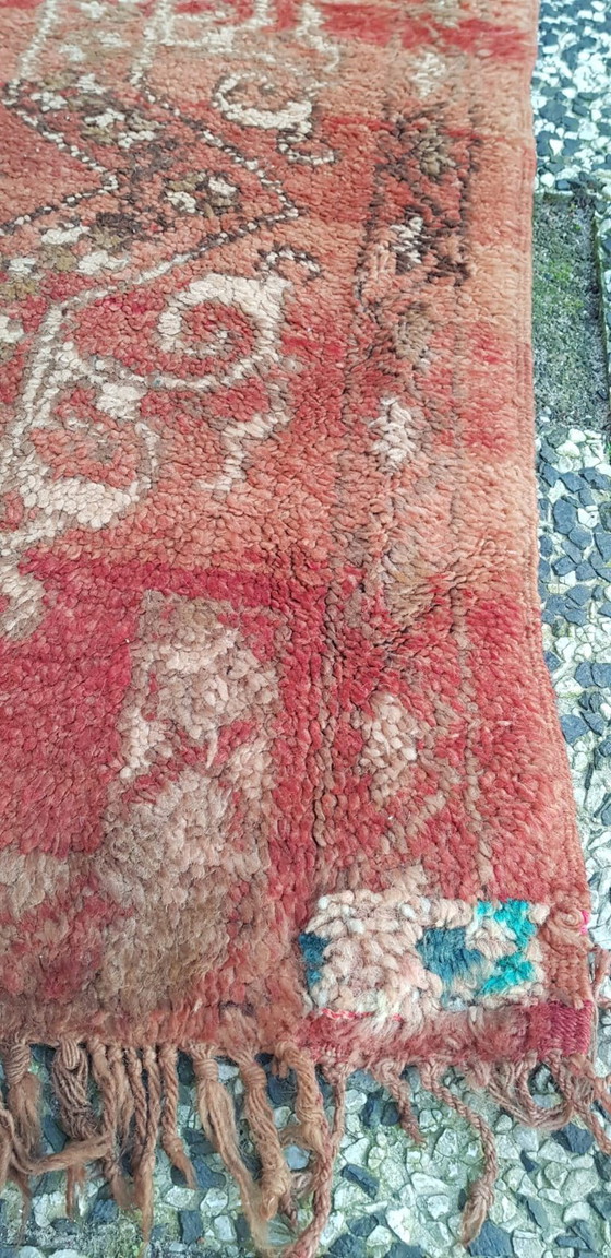 Image 1 of Alfombra bereber de lana anudada a mano, 193 x 115 cm