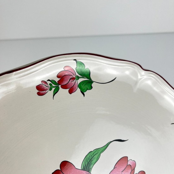 KG Lunéville taartbord, model "Straatlantaarn", tulpmotief – Servies, Ceramic (photo 5 of 7)