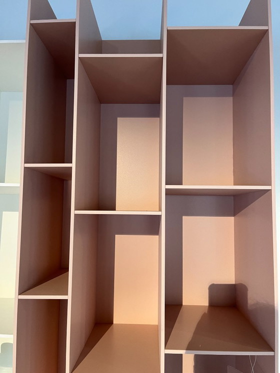 Image 1 of Librería 3C aleatoria de MDF Italia rosa polvo