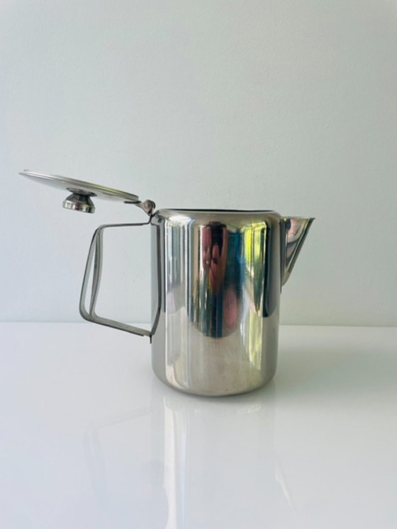 Image 1 of Caffettiera vintage in acciaio inox da 1,5 litri
