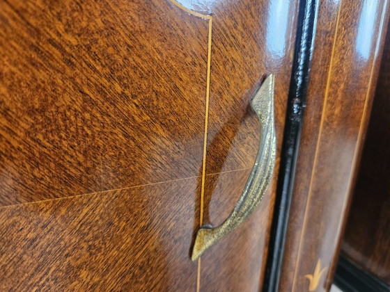 1960s Mahogany Burl Nightstands With Glass Tops – Wood (photo 12 of 20)