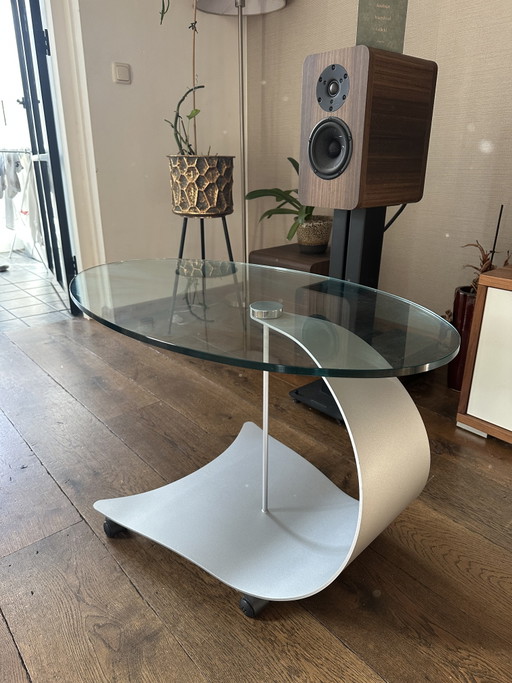 Rolf Benz Table d'appoint Designer en Verre