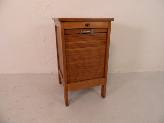 Image 1 of Vintage roller shutter cabinet