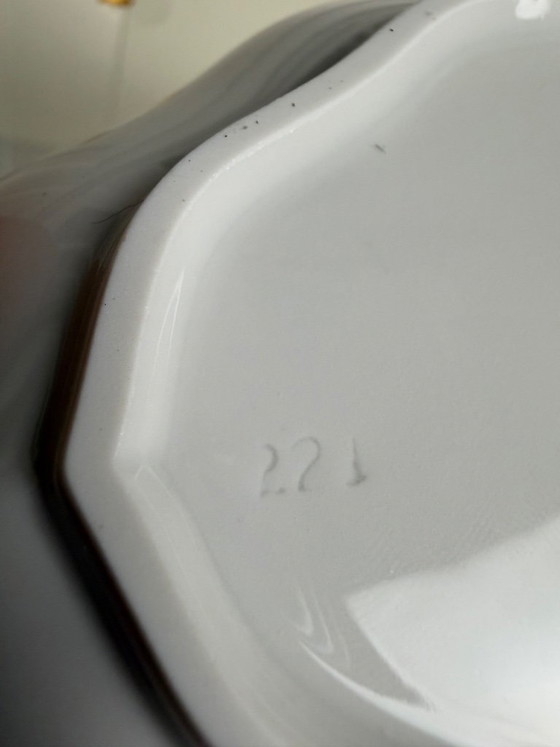 Image 1 of Original Meissen porcelain – 2 serving bowls in the onion pattern – first choice – unique condition