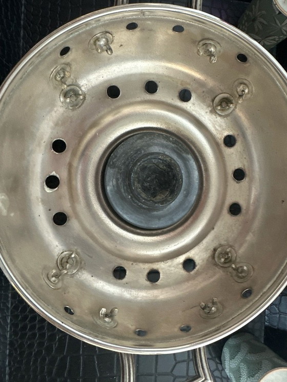 Image 1 of Vintage Christofle Silver-Plated Metal Food Warmer