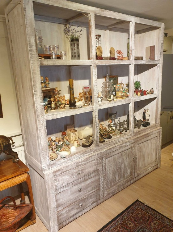 Beautiful old unique cabinet from India – Metal, Wood (photo 5 of 5)