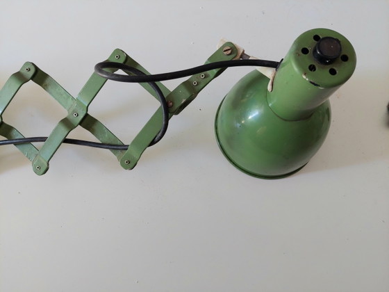 Image 1 of 1940'S Industrial Scissor Wall Light.