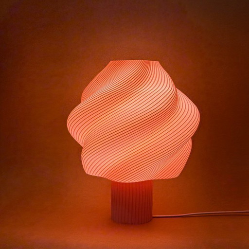 Lampe sculpturale Magda | Rose tendre