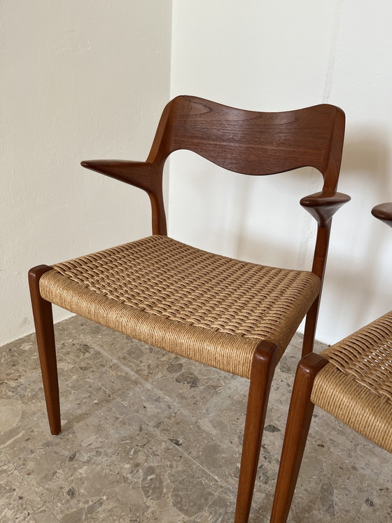 Image 1 of Niels Otto Møller, modèle 55, pour J.L. Møllers Møbelfabrik