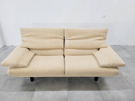 Image 1 of Italiaanse Alanda-bank uit het midden van de vorige eeuw van Paolo Piva voor B&b Italia / C&b Italia, jaren 80