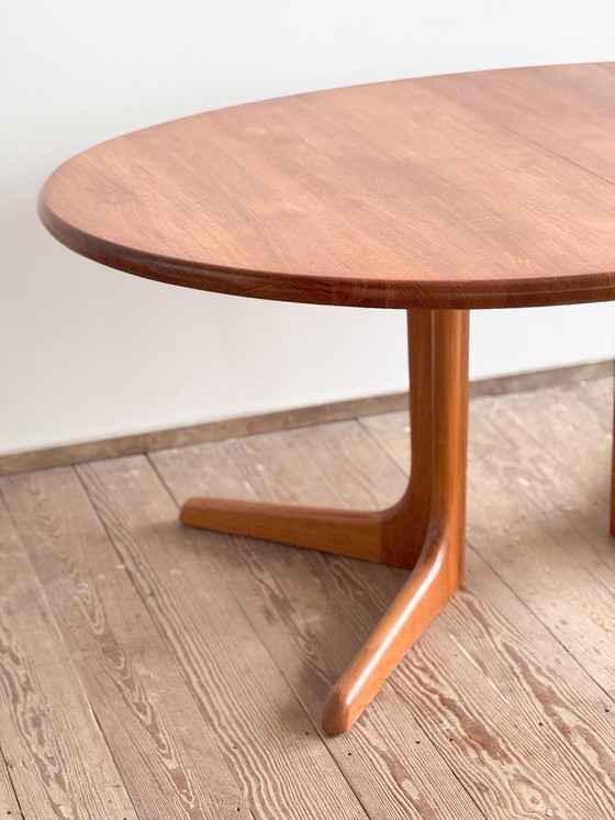 Image 1 of Large Mid Century Modern Danish Oval Dining Table in Teakwood