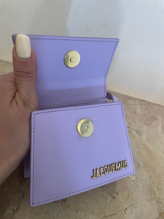 Jacquemus Le Chiquito in pastel lilac leather – Top handle bags, Metal (photo 12 of 15)