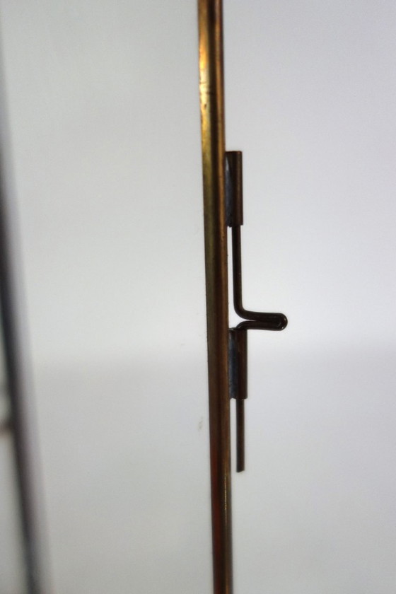 Vetrina Da Parete Vintage Vetro E Ottone – Vetrine, Brass (photo 9 of 12)