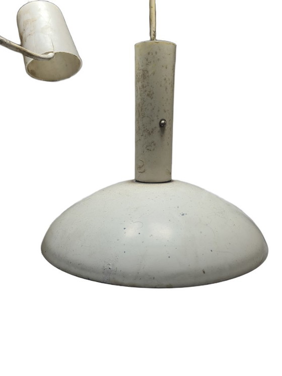 Vintage Pendant Lamp, Poland, 1960s – Metal (photo 4 of 7)