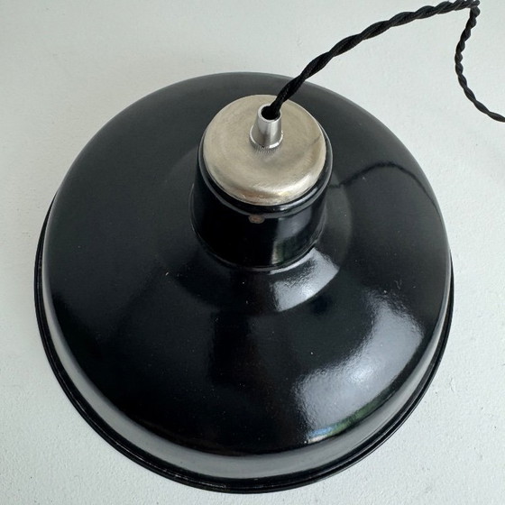 Image 1 of COPPIA DI LAMPADE DA OFFICINA INDUSTRIALI SMALTATE