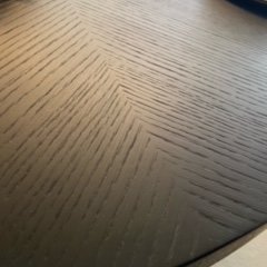 Image 1 of Maxalto Xilos eettafel - Ø160 met eetkamerstoel (set van 4)