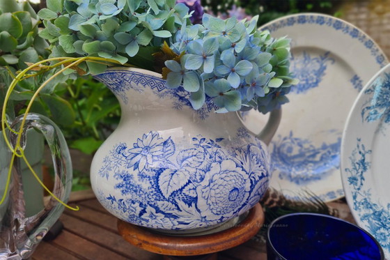 Image 1 of 1x HAMAGE NORD (St Amand) French ironstone water pitcher 