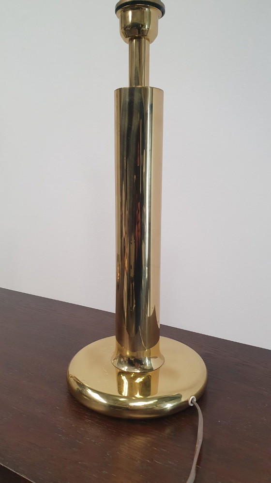 Image 1 of 2x XL brass table lamp Baulmann Leuchten, regency 80's