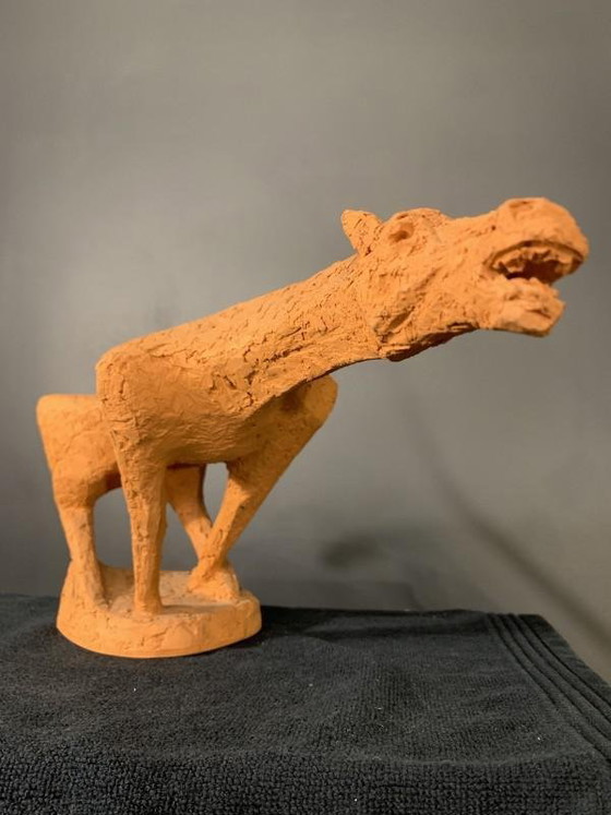 Sculpture animale cheval en terre cuite de Mario Peruggini, années 1960 – Ceramic, Mid Century Modern (photo 3 of 14)