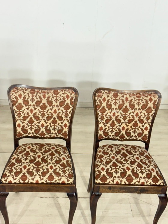 Image 1 of Lot de 4 très belles chaises Chippendale, chaises de salle à manger, chaises de cuisine, chaise de salle à manger vintage