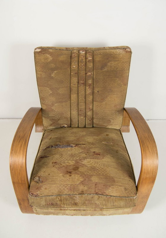 Image 1 of Poltrona Tank di Miroslav Navratil, in legno curvato laminato, anni '30.