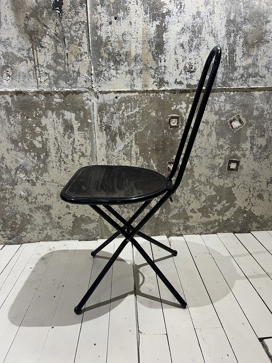 Image 1 of 4 x Nils Gammelgaard vintage Ikea eetkamerstoelen, opvouwbaar