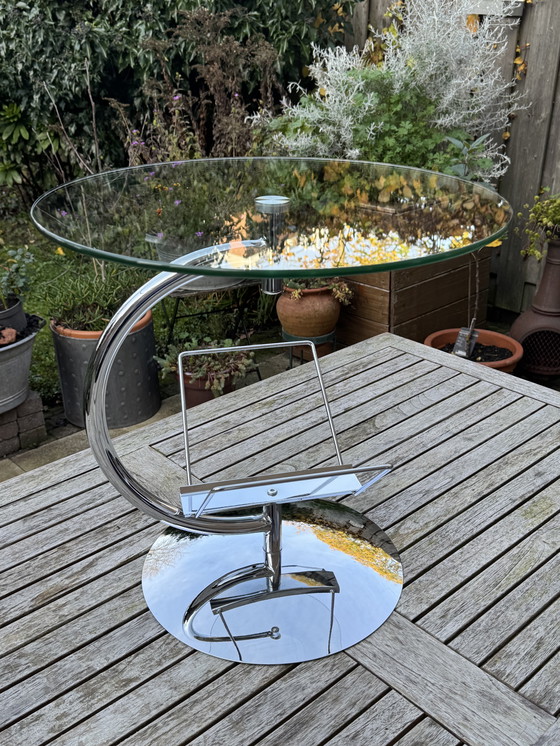Image 1 of Tavolino KOKOON | 🇩🇪 Anni '80 | Un elemento d'arredo senza tempo in cromo e vetro