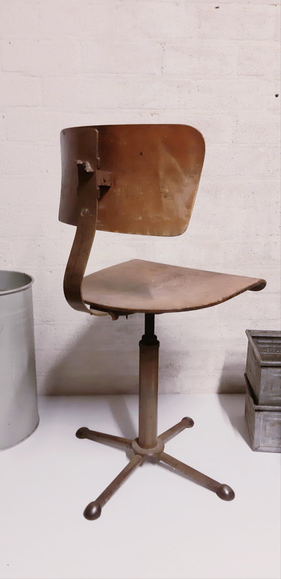 Image 1 of Chaise de bureau ancienne Drabert Minden 1930