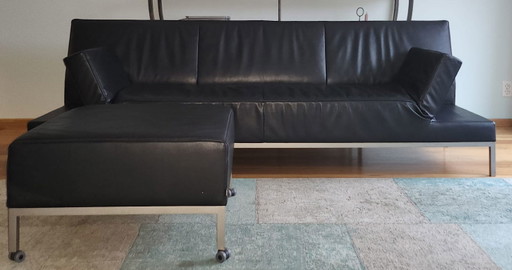Jori 3-Sitzer-Sofa + Hocker