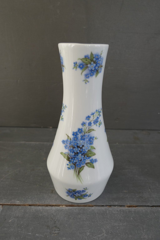 Vintage Royal Schwabap Vase Forget-Me-Nots