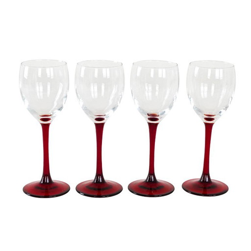 Set Weingläser, dänisches Design, 1970er Jahre, hergestellt in Dänemark