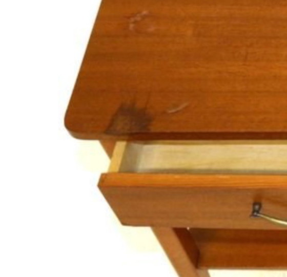 Image 1 of Juego de dos mesitas de noche escandinavas de caoba, Suecia, 1960