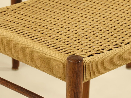 Image 1 of Set aus 6 Esszimmerstühlen aus Palisanderholz von H.W.Klein für Bramin.