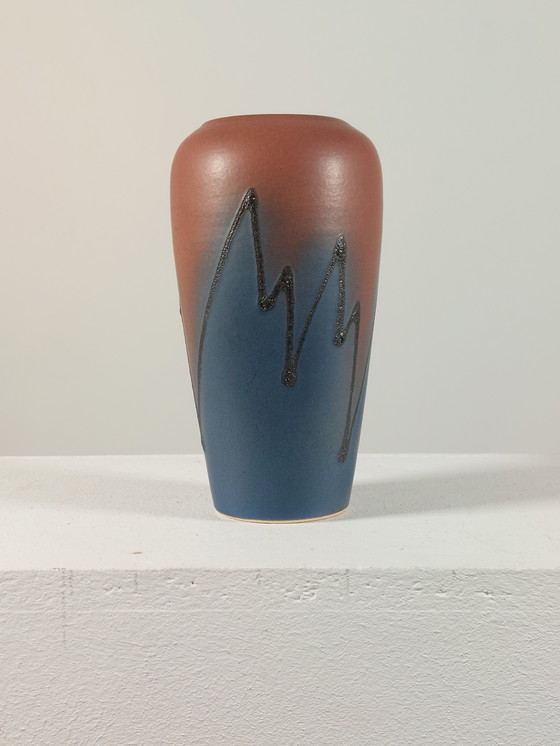 Image 1 of Vase vintage en céramique d'atelier du milieu du siècle, Allemagne de l'Ouest