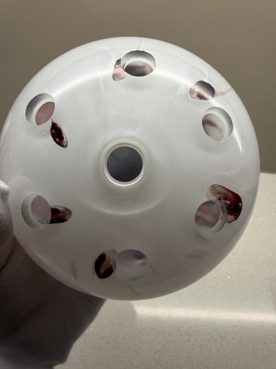 Pascal Guernic – Pique-Fleurs / Vase Boule Firmato – Monpazier – Con Certificato Originale (photo 6 of 12)