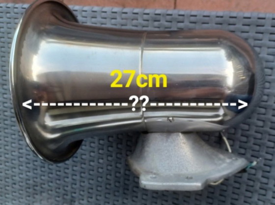 Image 1 of 2 haut-parleurs Whelen Sirene vintage en acier inoxydable de 100 W