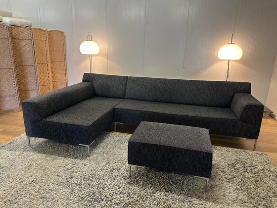 Image 1 of Design on Stock Bloq Canapé d'angle + Hocker Black Melange