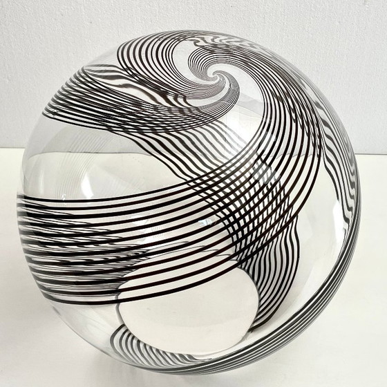 Image 1 of Murano art glass pendant light, Lino Tagliapietra attributable, 1970s.