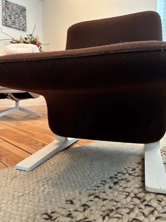 Image 1 of 2 pièces fauteuil Artifort Concorde F780, avec porte ouverte Pierre Paulin