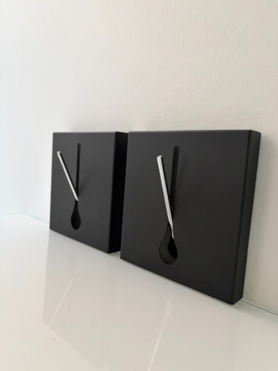 Set of 2 Adesso designer wall hooks – modern and sleek design – Coat racks, rvs (photo 5 of 13)