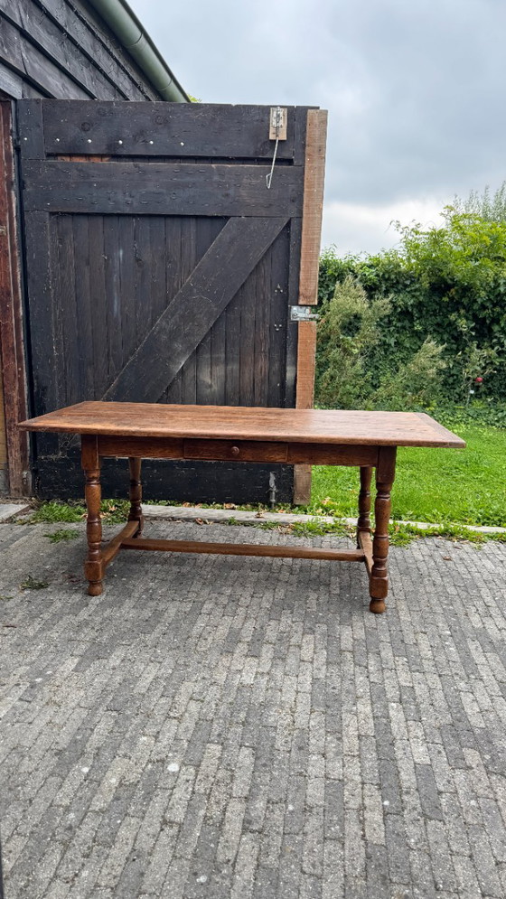 Image 1 of Table ancienne de campagne française