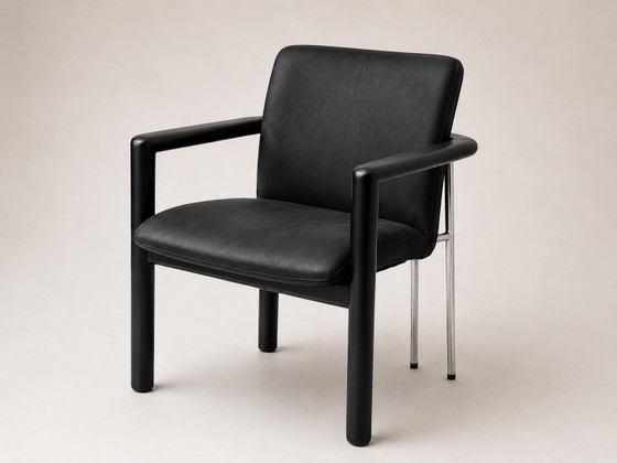Leolux dining set – Leather, Metal (photo 4 of 7)